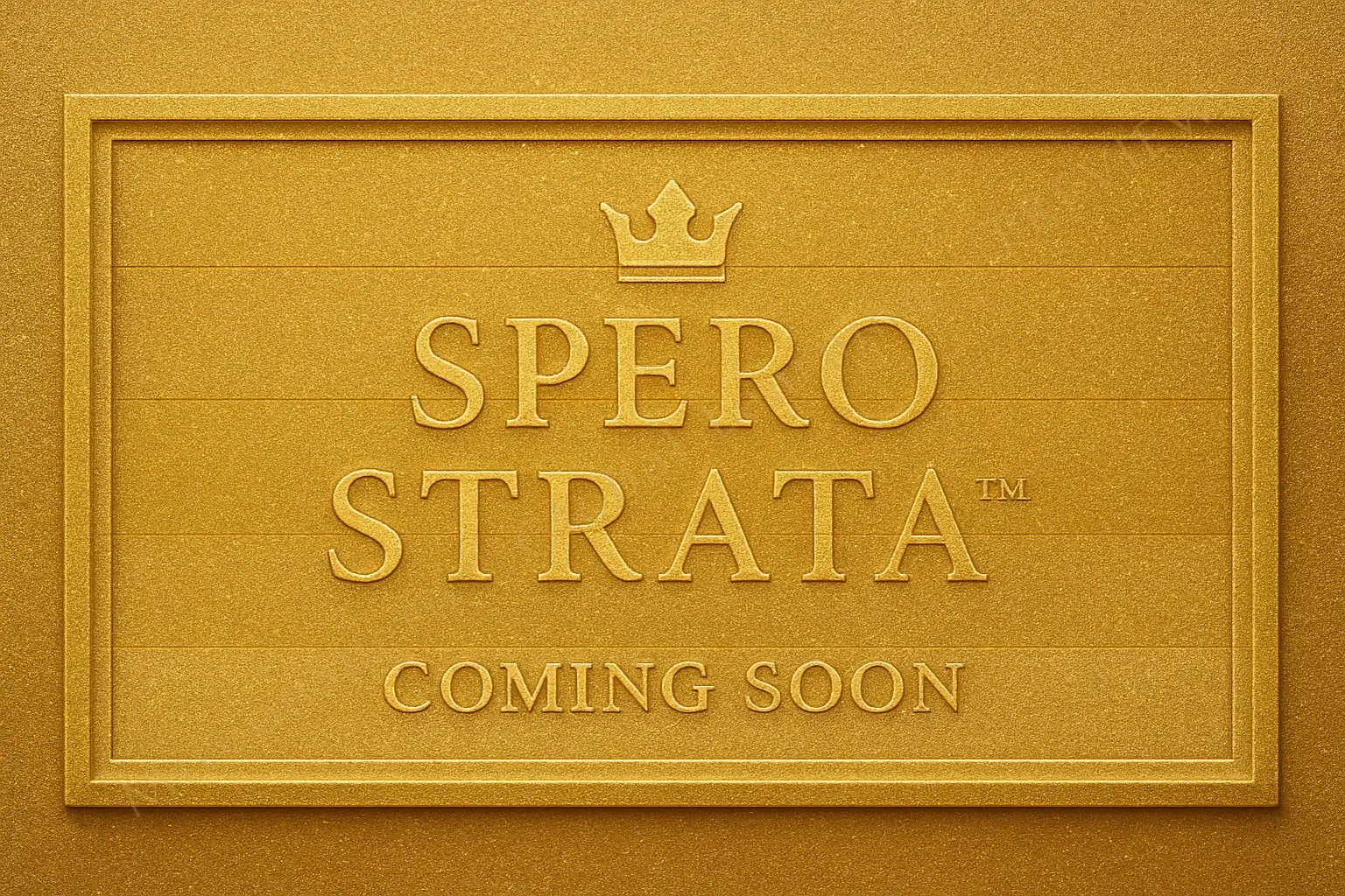Spero Strata — coming soon