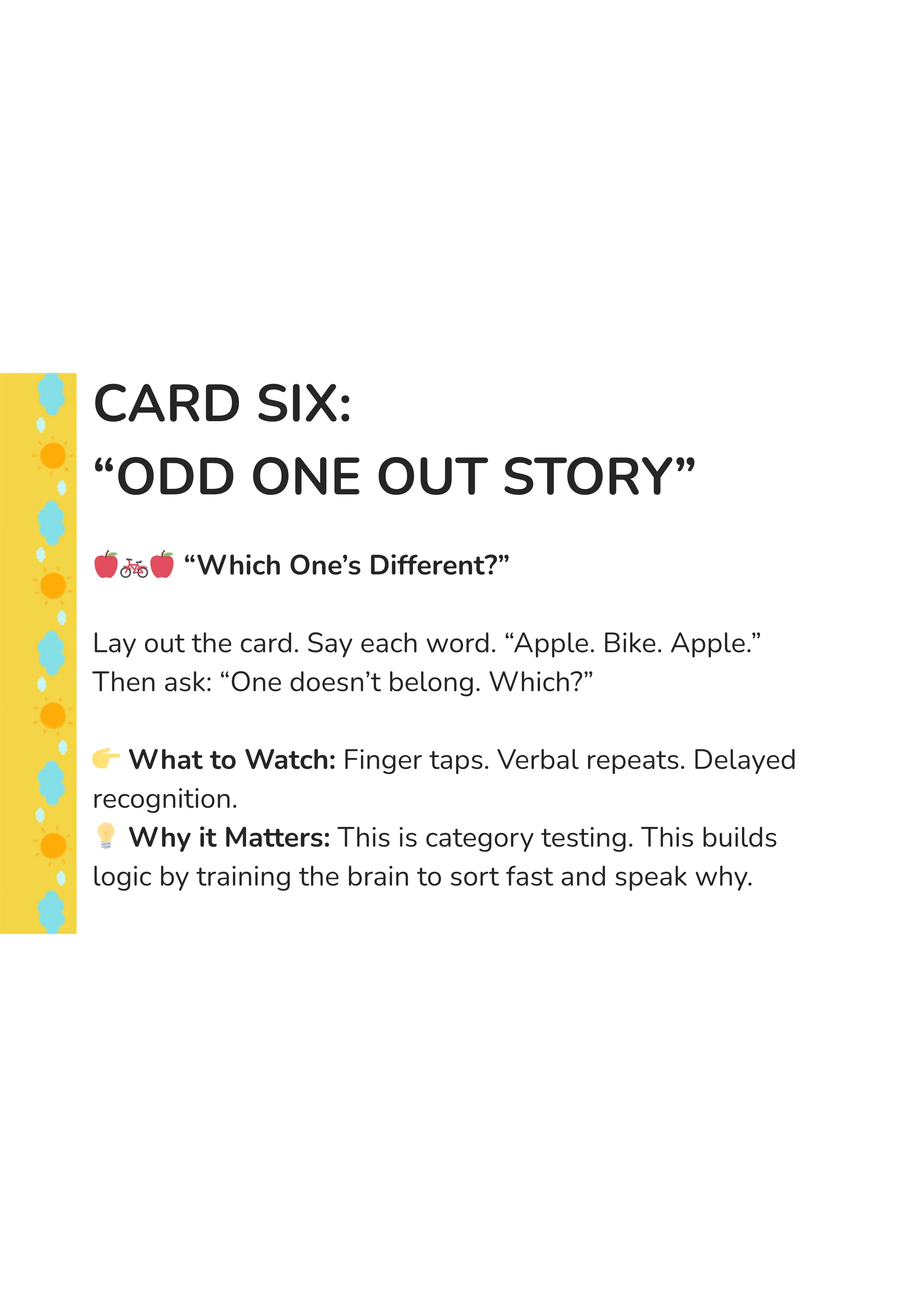 Bright Recall Card™