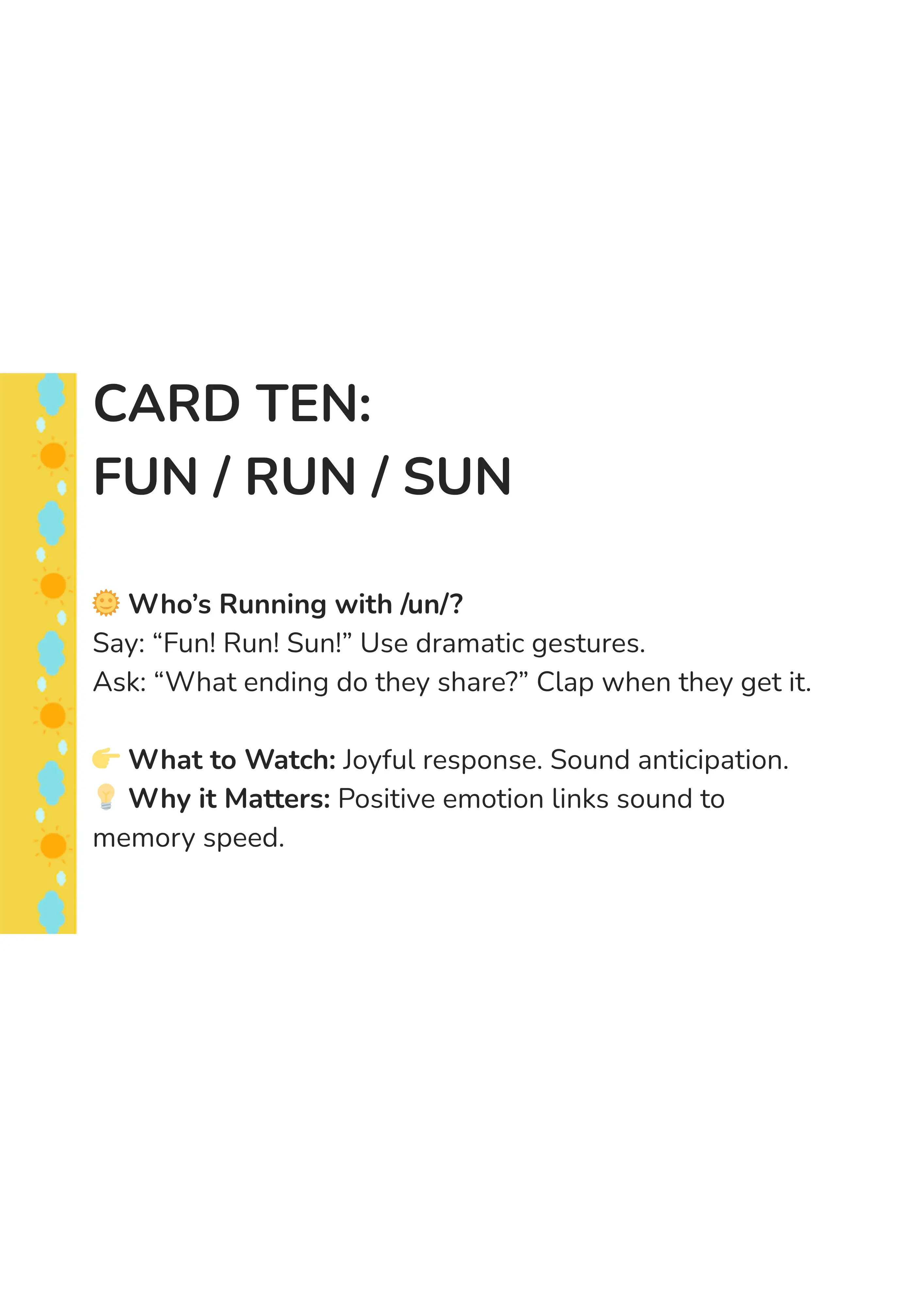 Bright Recall Card™